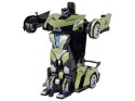 LEAN Toys Samochód- Robot Transformacja R/C 1:10 Zielony Sterowanie Gestami