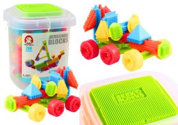 LEAN Toys Zestaw Klocków W Pudełku 200 Elementów Wielokolorowe