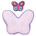 LEAN Toys Zestaw Kreatywny DIY Poduszka Do Szycia Wyszywanka Motylek Fioletowa