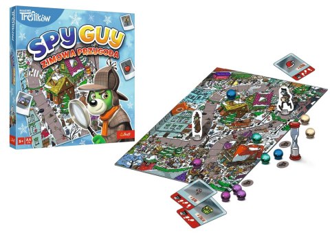 Trefl Gry Gra planszowa Spy Guy Zimowa Przygoda Rodzina Treflików Trefl 02516