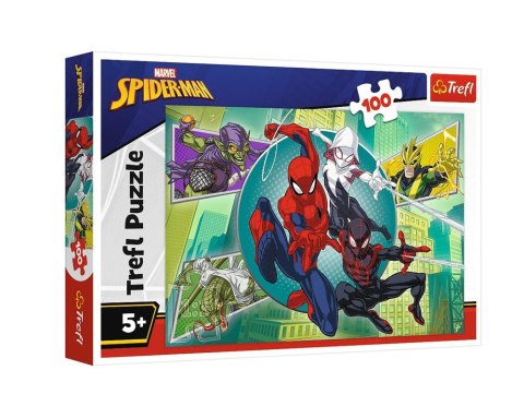 Trefl Puzzle Puzzle - 100 - Pajęcza maska - Disney Marvel Spiderman - Trefl 16519