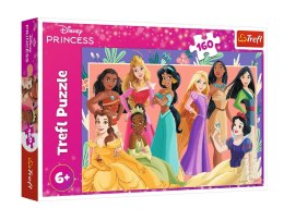Trefl Puzzle Puzzle - 160 - Prawdziwe księżniczki - Disney Princess - Trefl 15427
