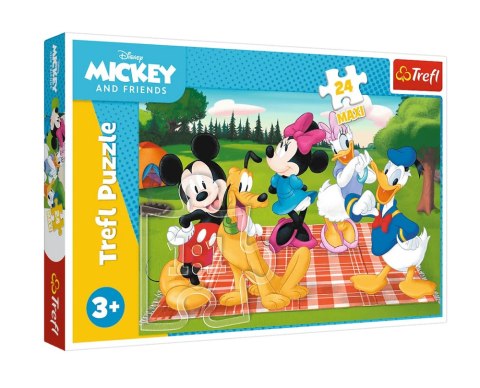 Trefl Puzzle Puzzle - 24 Maxi - Ulubiona Myszka Miki - Disney Myszka Miki i Przyjaciele - Trefl 14380