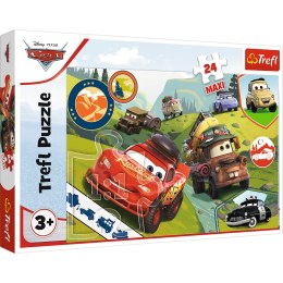 Trefl Puzzle Puzzle - 24 Maxi - Wesołe auta - Disney Cars 3 - Trefl 14352