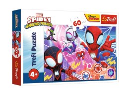 Trefl Puzzle Puzzle - 60 - Bohaterska przygoda - Spidey i super-kumple - Marvel - Trefl 17410