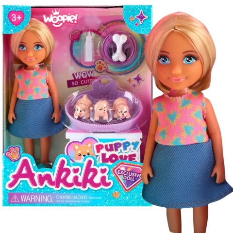 WOOPIE ROYAL Zestaw Laleczka z Uroczymi Szczeniaczkami i Akcesoriami
