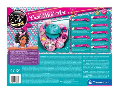 Clementoni Crazy Chic Studio Paznokci Odjazdowe Paznokcie Salon Manicure Clementoni 78771