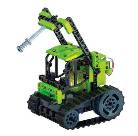 Clementoni Naukowa Zabawa Klocki Laboratorium Mechaniki Ciągnik Gąsienicowy Silnik Elektryczny Język Polski Clementoni 50689