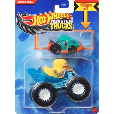 Hot Wheels Monster Trucks Pojazd 1:64 + Autko