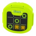 LEAN TOYS Gra Elektroniczna Kółko i Krzyżyk Tic Tac Toe 9 Trybów Zielona