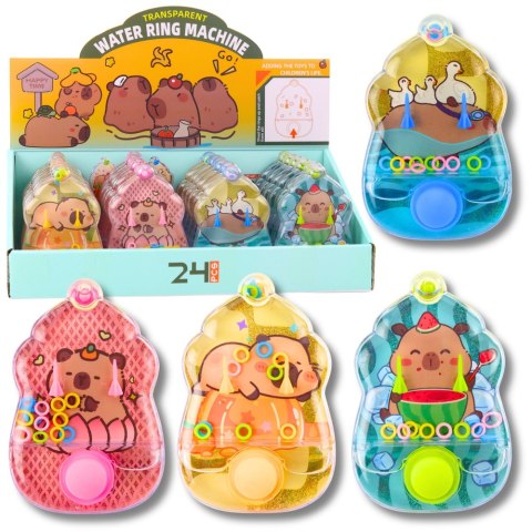 LEAN TOYS Gra Wodna Zręcznościowa Dla Dzieci Kapibara Kolorowa Mix