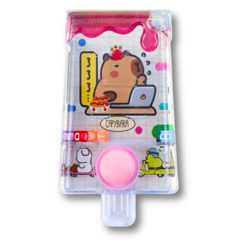 LEAN TOYS Gra Wodna Zręcznościowa W Kształcie Loda Na Patyku Kapibara Mix