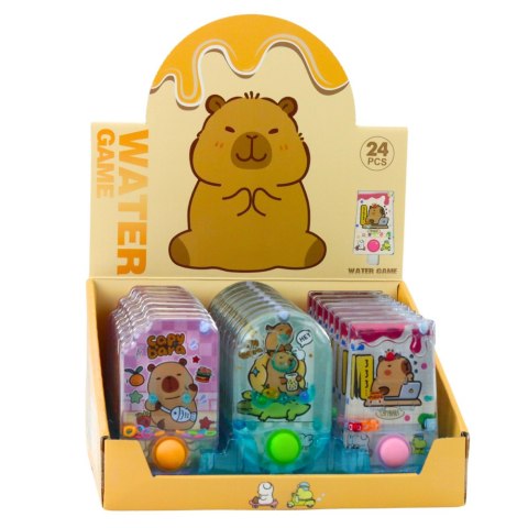 LEAN TOYS Gra Wodna Zręcznościowa W Kształcie Loda Na Patyku Kapibara Mix