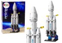 LEAN TOYS Statek Kosmiczny Klocki Konstrukcyjne Kosmos Platforma Kosmiczna 69 ele.