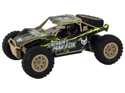 LEAN Toys Autko Terenowe Zdalnie Sterowane R/C 1:24 Brązowo-Zielone