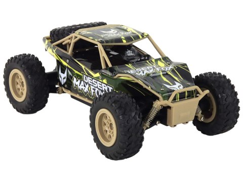 LEAN Toys Autko Terenowe Zdalnie Sterowane R/C 1:24 Brązowo-Zielone