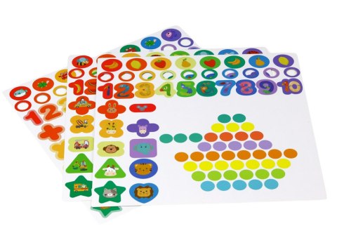 LEAN Toys Drewniana Układanka Nauka Liczenia Sorter Łowienie Rybek