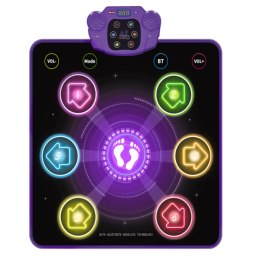 LEAN Toys Mata Taneczna Interaktywna Dla Dzieci Bluetooth 5 Trybów 3 Języki