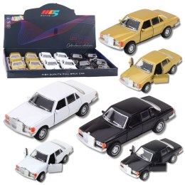 LEAN Toys Samochód Klasyczny Metalowy Napęd Światła Dźwięki Otwierane Drzwi Mix