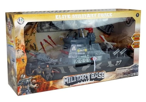 LEAN Toys Wojskowy Statek Baza Militarna Światła i Dźwięki