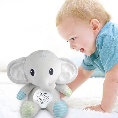 WOOPIE BABY Przytulanka Słonik Z Projektorem Uspokajacz 12 Melodii