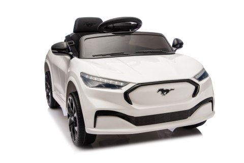 LEAN CARS Auto Na Akumulator Ford Mustang Mach-E Biały 24V