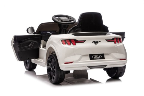 LEAN CARS Auto Na Akumulator Ford Mustang Mach-E Biały 24V