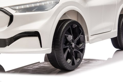 LEAN CARS Auto Na Akumulator Ford Mustang Mach-E Biały 24V