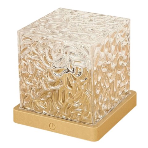 LEAN Lampka Nocna LED Projektor Zorza Fale RGB 16 Kolorów Pilot