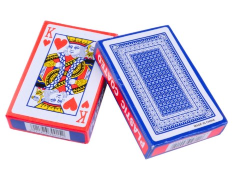 LEAN TOYS Karty Do Gry Klasyczne Powlekane 54 Szt