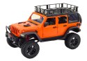 LEAN Toys Auto Terenowe Zdalnie Sterowane RC 2.4G Napęd 4x4 Pomarańczowy