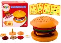 LEAN Toys Hamburger Drewniany 8 El Karty Z Przepisami 10 Szt