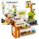LEAN Toys Kasa Fiskalna Sklepowa Kawiarnia Akcesoria Światła Dźwięki 70 el.
