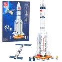 LEAN Toys Klocki Konstrukcyjne Rakieta Kosmiczna Satelita CZ-5 1403 el.