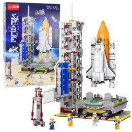 LEAN Toys Klocki Konstrukcyjne Stacja Kosmiczna Platforma Rakieta 1670 el.