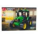 LEAN Toys Klocki Konstrukcyjne Traktor Farmerski Rolniczy Zielony 304 el.