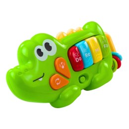 LEAN Toys Muzyczne Pianinko Interaktywne Dla Malucha Krokodyl Koraliki Zielony