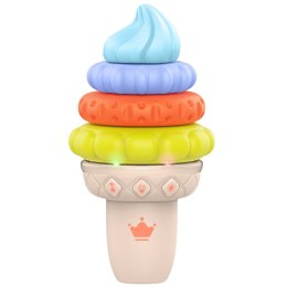 LEAN Toys Muzyczny Lód Zabawka Edukacyjna Dla Malucha Światła Dźwięki
