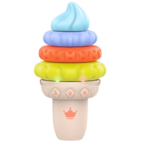 LEAN Toys Muzyczny Lód Zabawka Edukacyjna Dla Malucha Światła Dźwięki