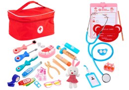 LEAN Toys Zestaw Lekarski Apteczka Akcesoria Medyczne 38 Elementów