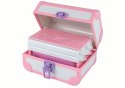 LEAN Toys Zestaw Piękności Kosmetyki Makijaż Robienie Paznokci Różowy Kuferek
