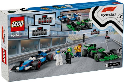 LEGO 60474 City Padok F1 z bolidami VCARB i Sau
