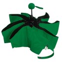 LEAN Parasolka Kieszonkowa Składana z Ochroną UV UPF 50+ Etui Zielona 90 cm
