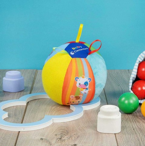 Clementoni Muzyczna Kolorowa Piłka Zwierzątka Miękka Clementoni 17475