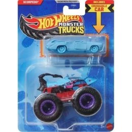 Hot Wheels Monster Trucks Pojazd 1:64 + Autko