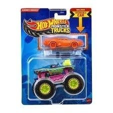 Hot Wheels Monster Trucks Pojazd 1:64 + Autko