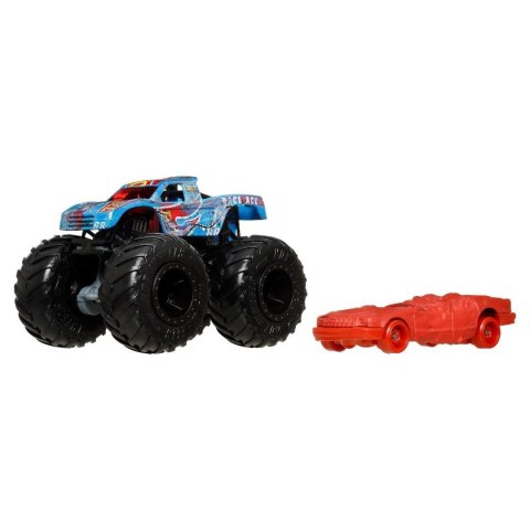 Hot Wheels Monster Trucks Pojazd 1:64 + Autko