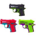 LEAN TOYS Mini Pistolet Zabawkowy Dla Dzieci 8 Nabojów Magazynek 12,5 x 8,5 cm Mix
