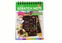 LEAN TOYS Zdrapywanka Notes Dla Dzieci Zielony