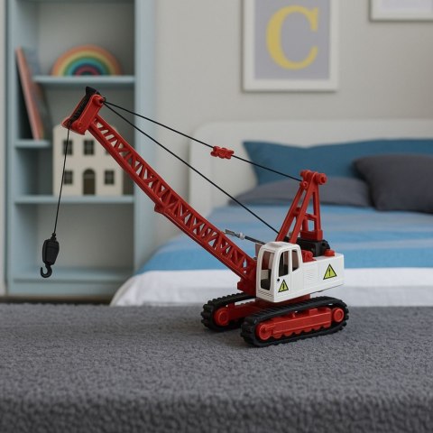 LEAN Toys Dźwig Gąsienicowy Kratownicowy Regulacja Światła Dźwięki Metalowy